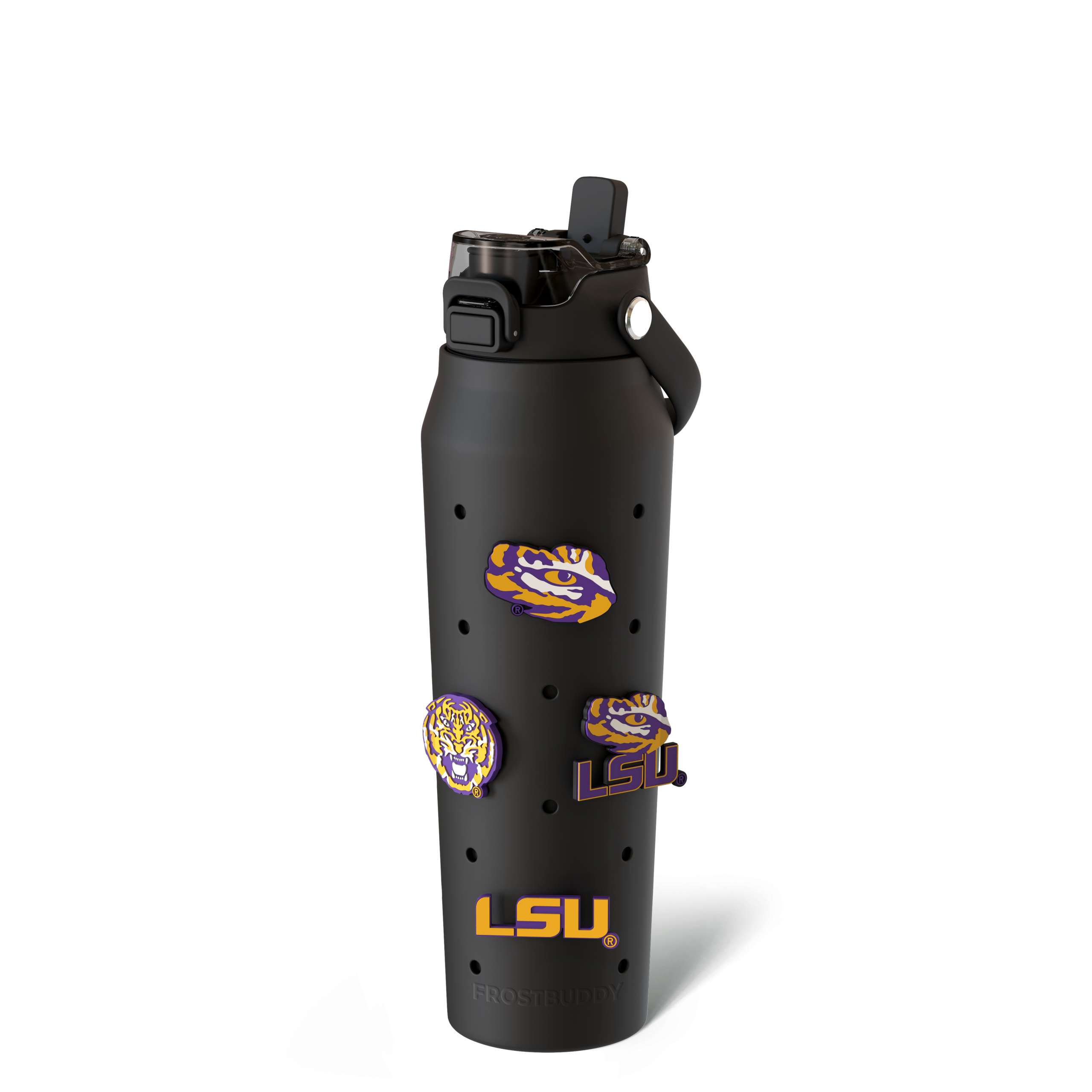 Bottle Buddy 32oz | LSU Tigers | Skin + Budz Bundle