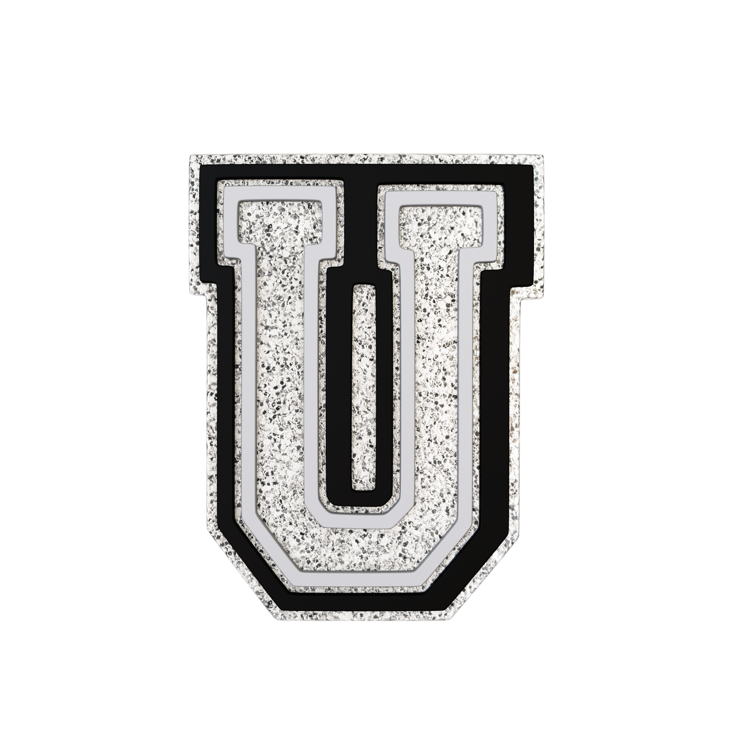 Budz | Silver Letter U