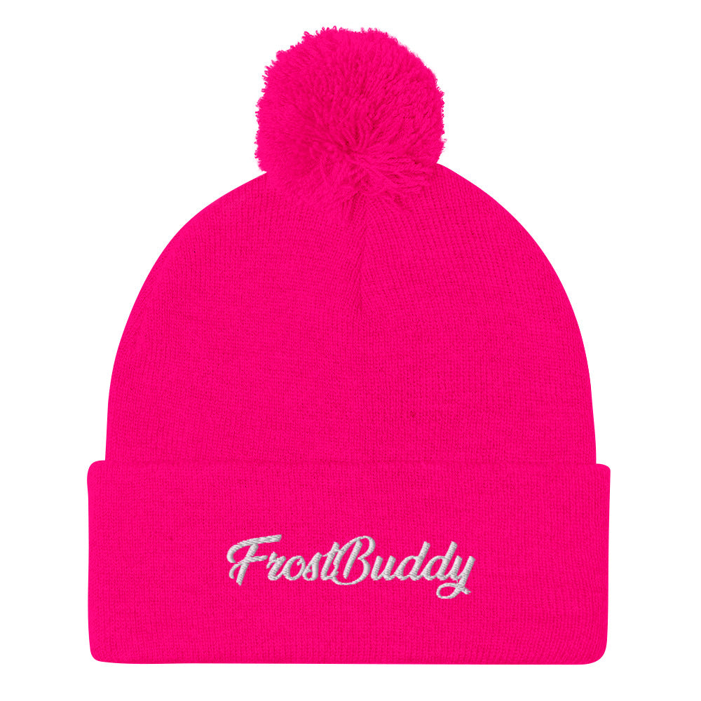 Elegant Pom-Pom Beanie - Image 4